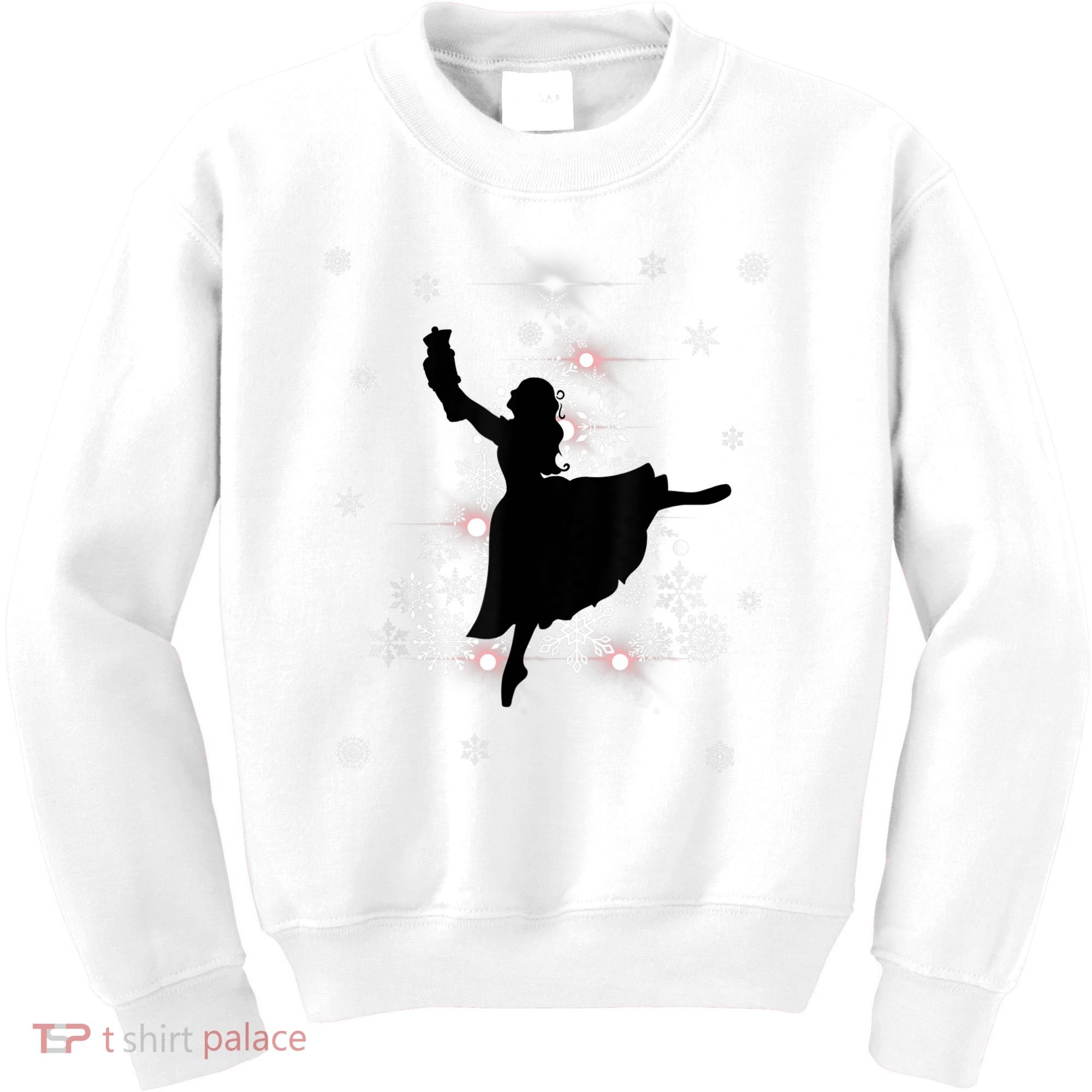 The Nutcracker Ballet, Clara, Tree Christmas Holiday Dance Kids Sweatshirt