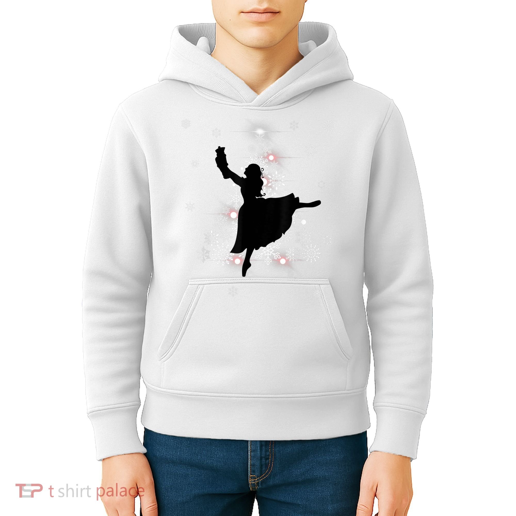 The Nutcracker Ballet, Clara, Tree Christmas Holiday Dance Kids Hoodie