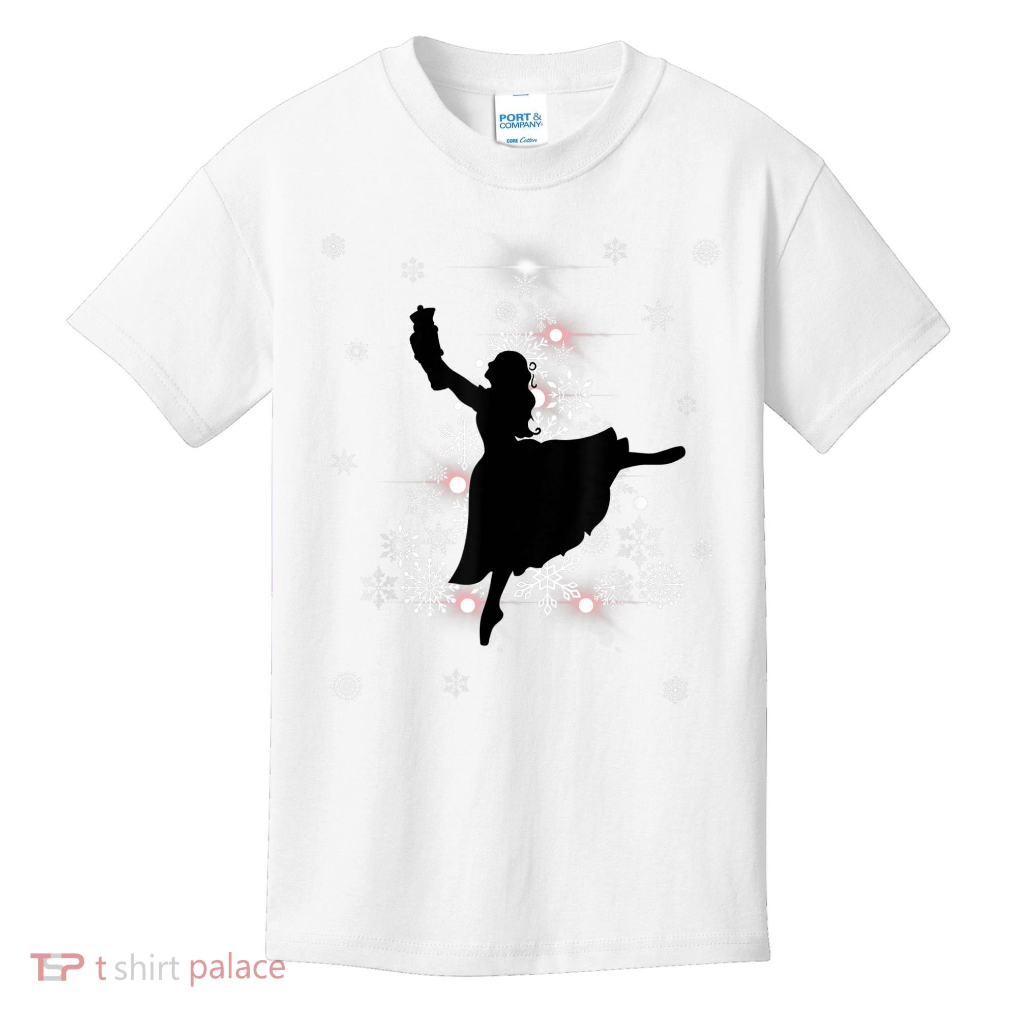 The Nutcracker Ballet, Clara, Tree Christmas Holiday Dance Kids T-Shirt