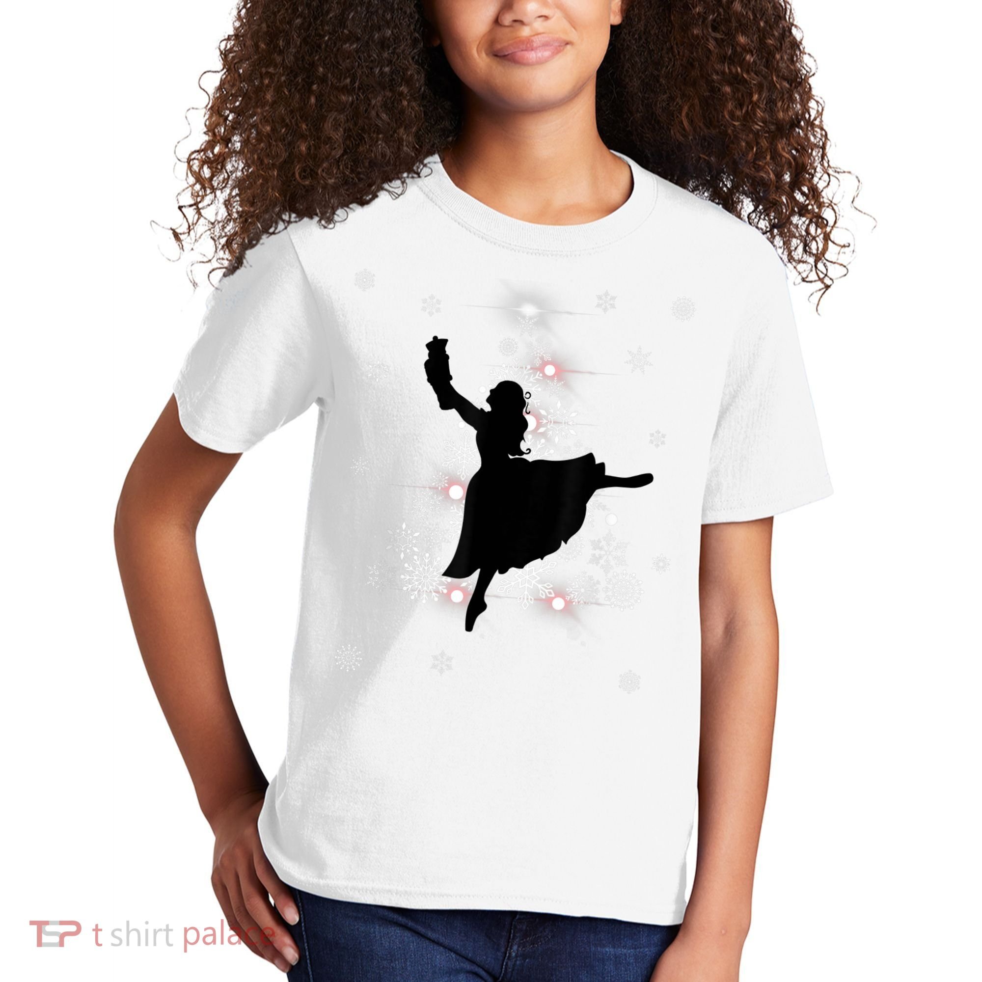 The Nutcracker Ballet, Clara, Tree Christmas Holiday Dance Kids T-Shirt