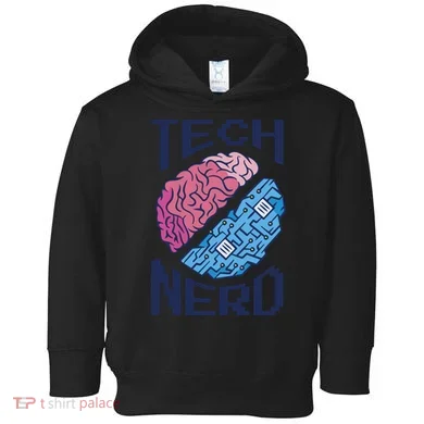 Tech Nerd Brain Toddler Hoodie