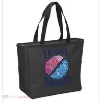 Tech Nerd Brain Tote Bag thumb 2