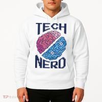 Tech Nerd Brain Hoodie thumb 2