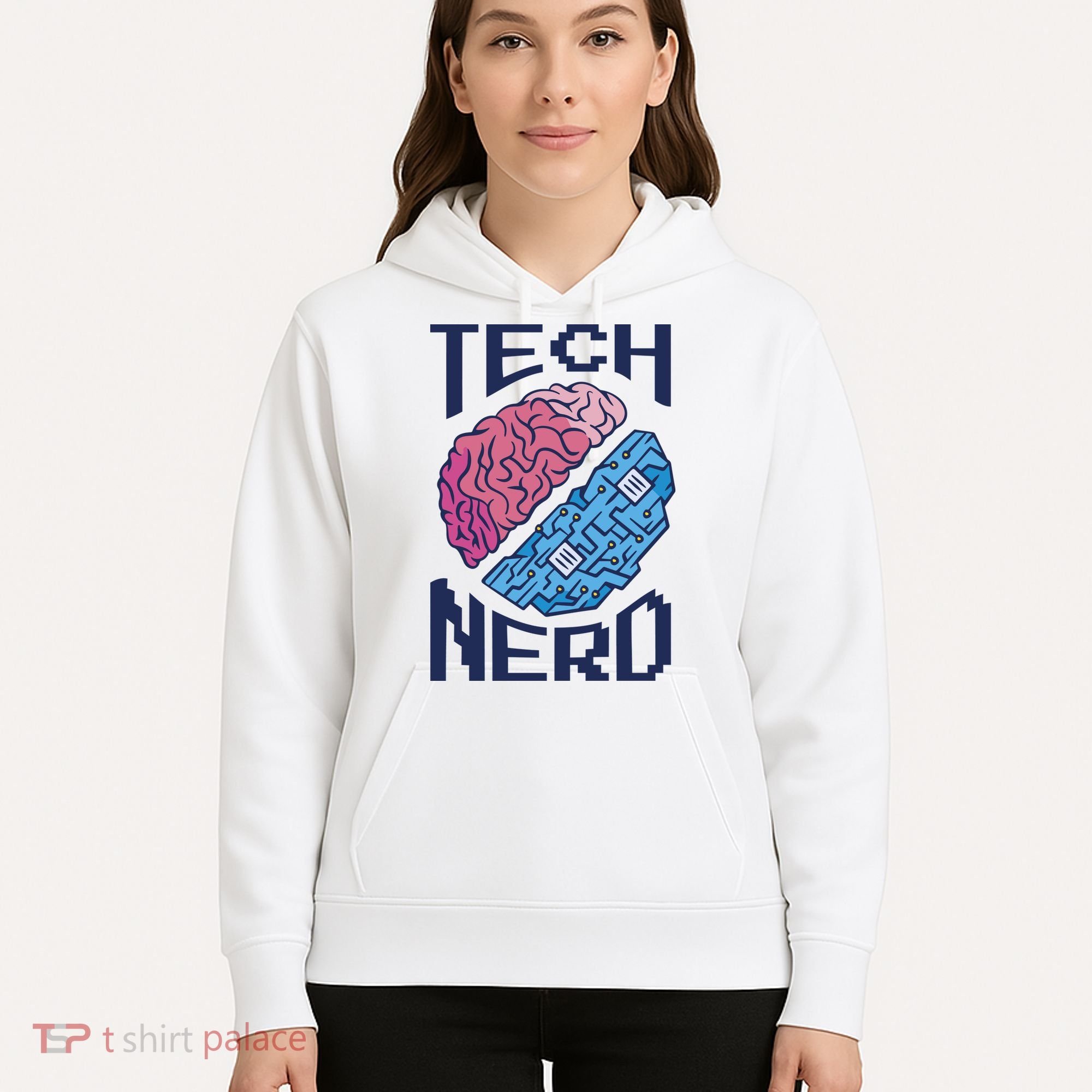 Tech Nerd Brain Hoodie