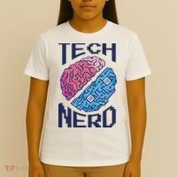 Tech Nerd Brain T-Shirt thumb 4
