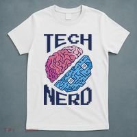 Tech Nerd Brain T-Shirt thumb 5