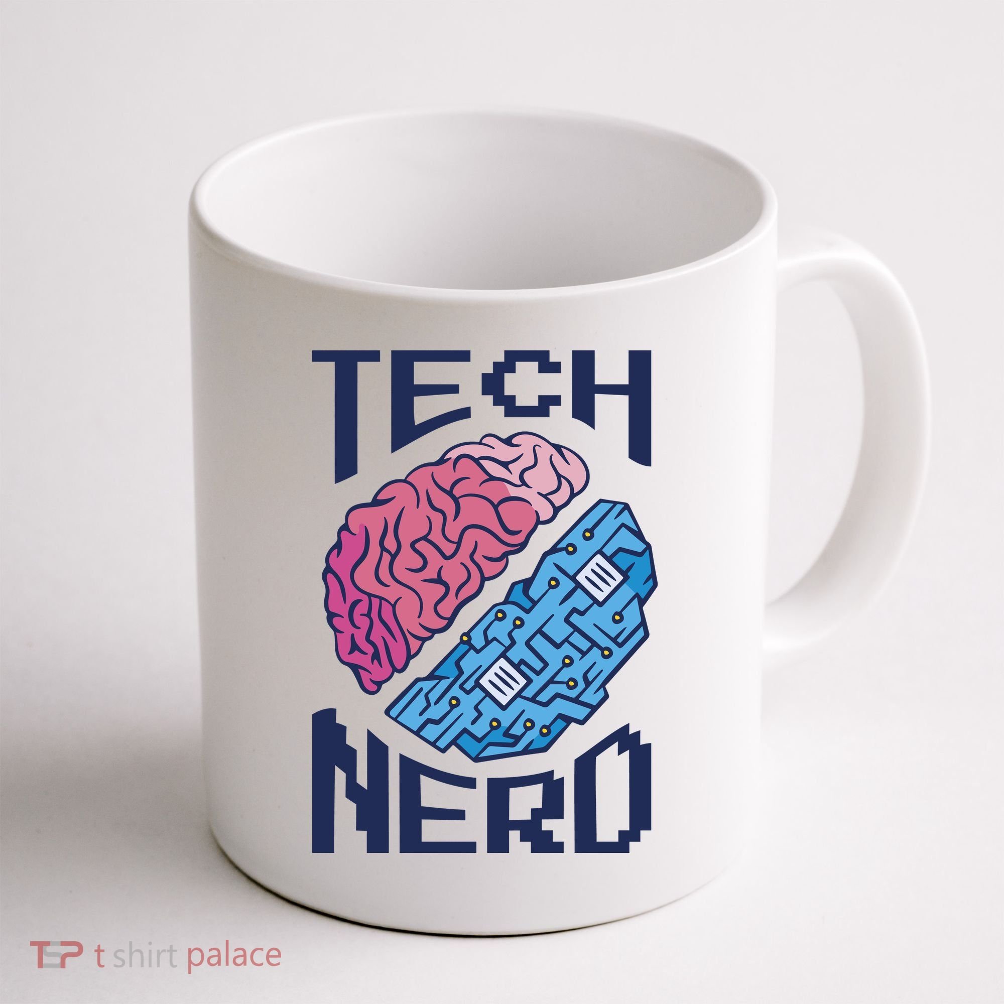 Tech Nerd Brain Coffee Mug
