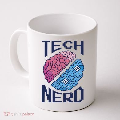 Tech Nerd Brain Coffee Mug