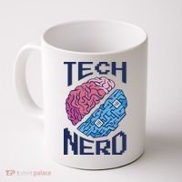 Tech Nerd Brain Coffee Mug thumb 0