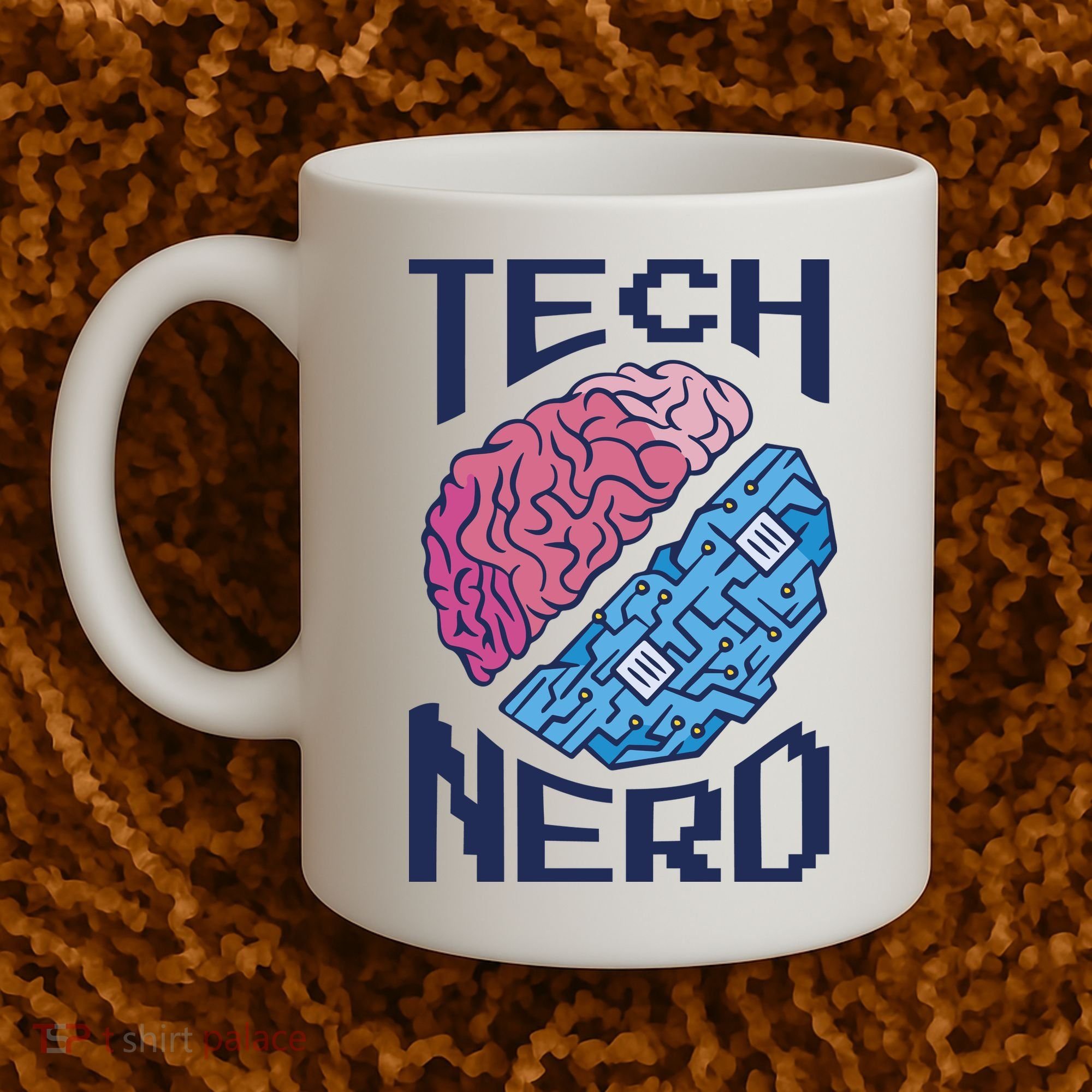 Tech Nerd Brain Coffee Mug