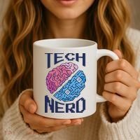 Tech Nerd Brain Coffee Mug thumb 3