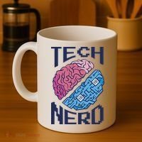 Tech Nerd Brain Coffee Mug thumb 4