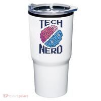 Tech Nerd Brain Tumbler thumb 0
