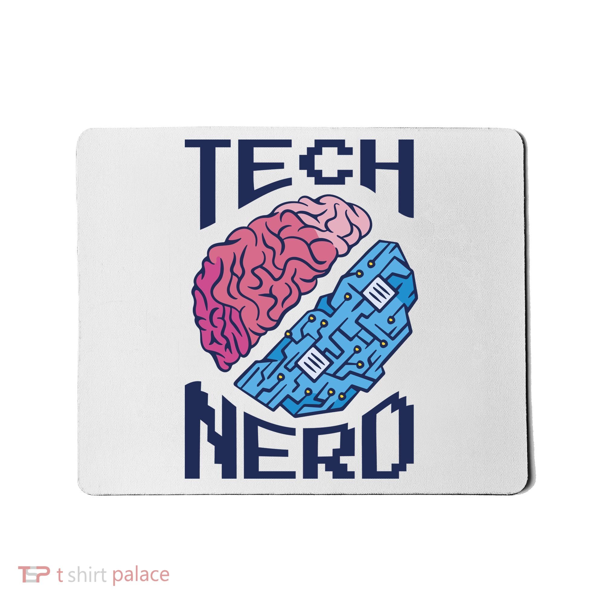 Tech Nerd Brain Mousepad