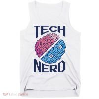 Tech Nerd Brain Tank Top thumb 0