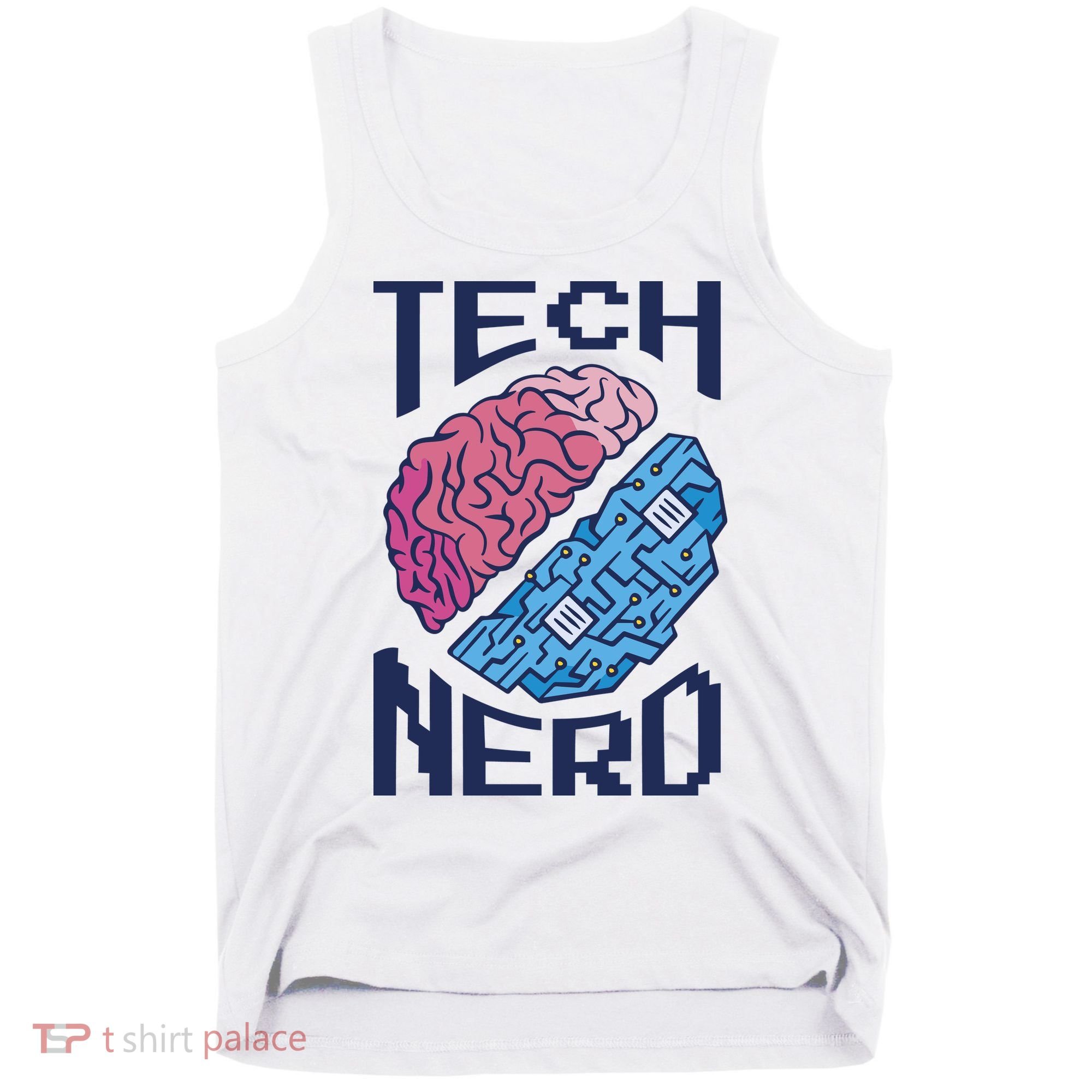Tech Nerd Brain Tank Top