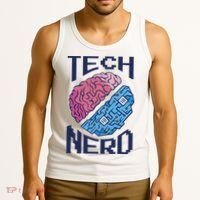 Tech Nerd Brain Tank Top thumb 3