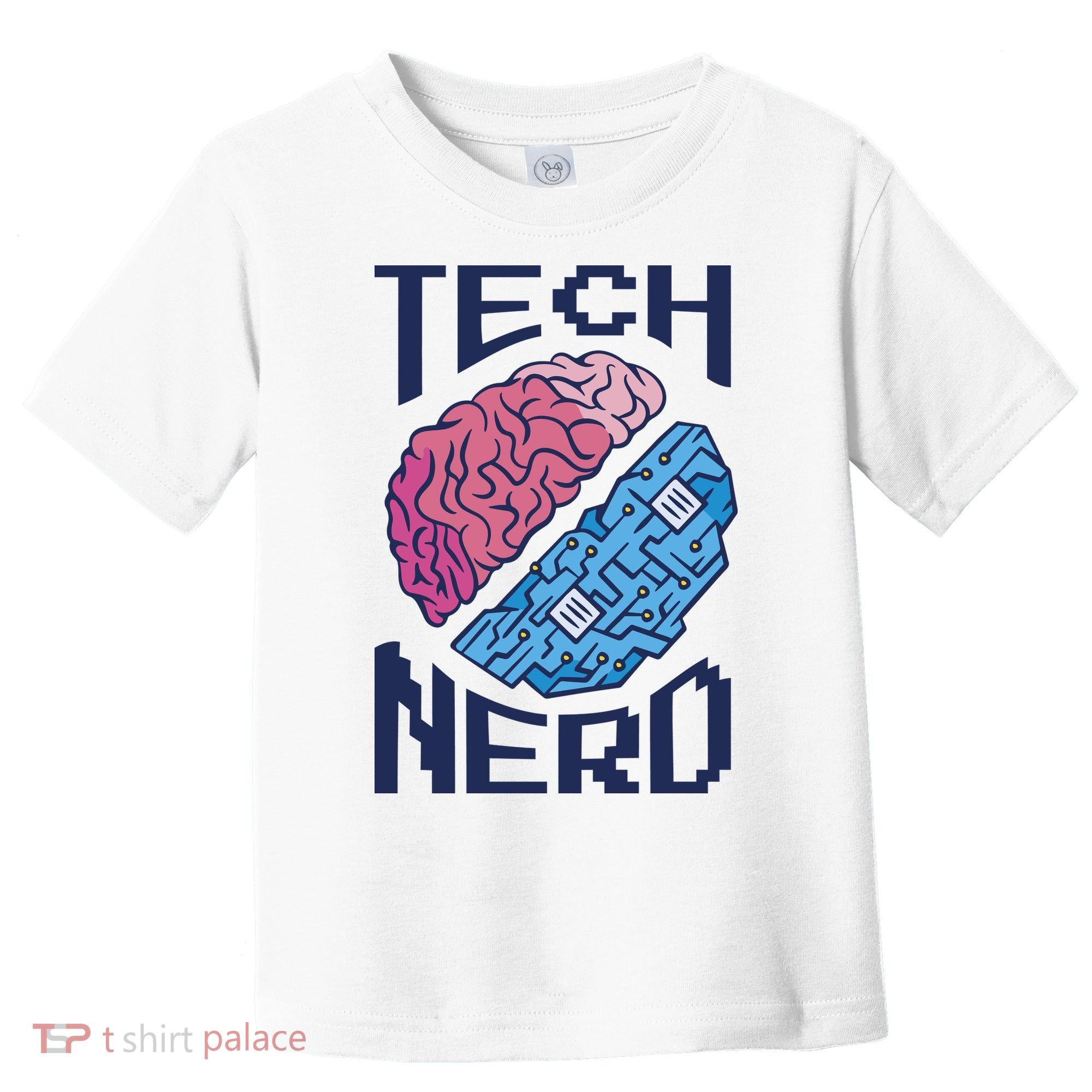 Tech Nerd Brain Toddler T-Shirt