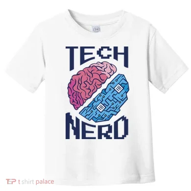 Tech Nerd Brain Toddler T-Shirt