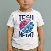 Tech Nerd Brain Toddler T-Shirt thumb 2