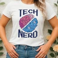 Tech Nerd Brain Women's T-Shirt thumb 2