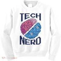 Tech Nerd Brain Kids Sweatshirt thumb 0