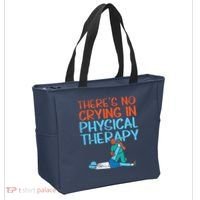Theres No Crying In Physical Therapy Therapist Tote Bag thumb 2