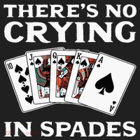 Theres No Crying In Spades Card Game Beanie thumb 2