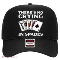 Theres No Crying In Spades Card Game Hat thumb 0