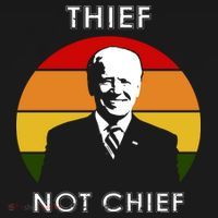 Thief Not Chief Funny Anti Joe Biden Backpack thumb 2