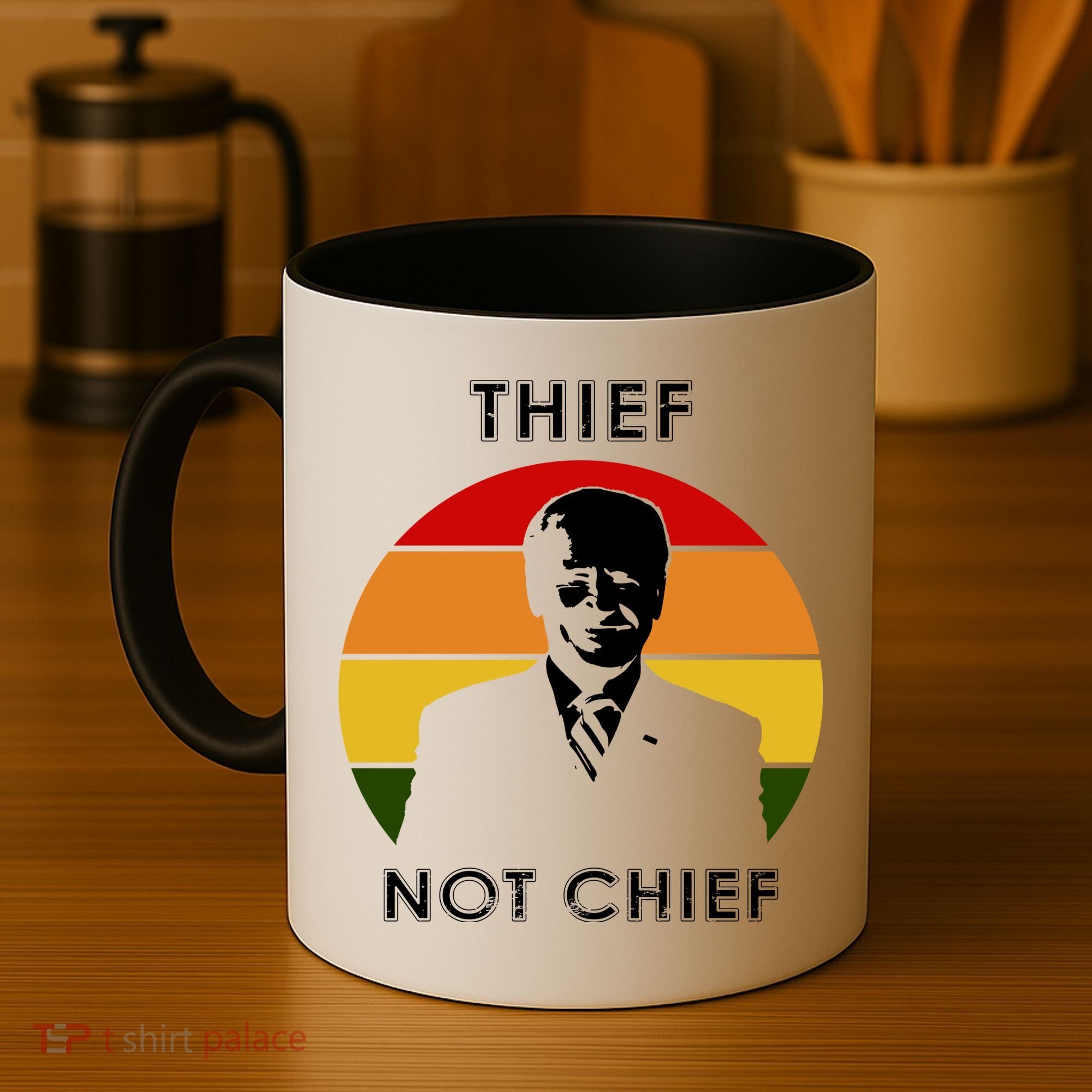 Thief Not Chief Funny Anti Joe Biden Coffee Mug