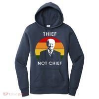 Thief Not Chief Funny Anti Joe Biden Women's Hoodie thumb 0