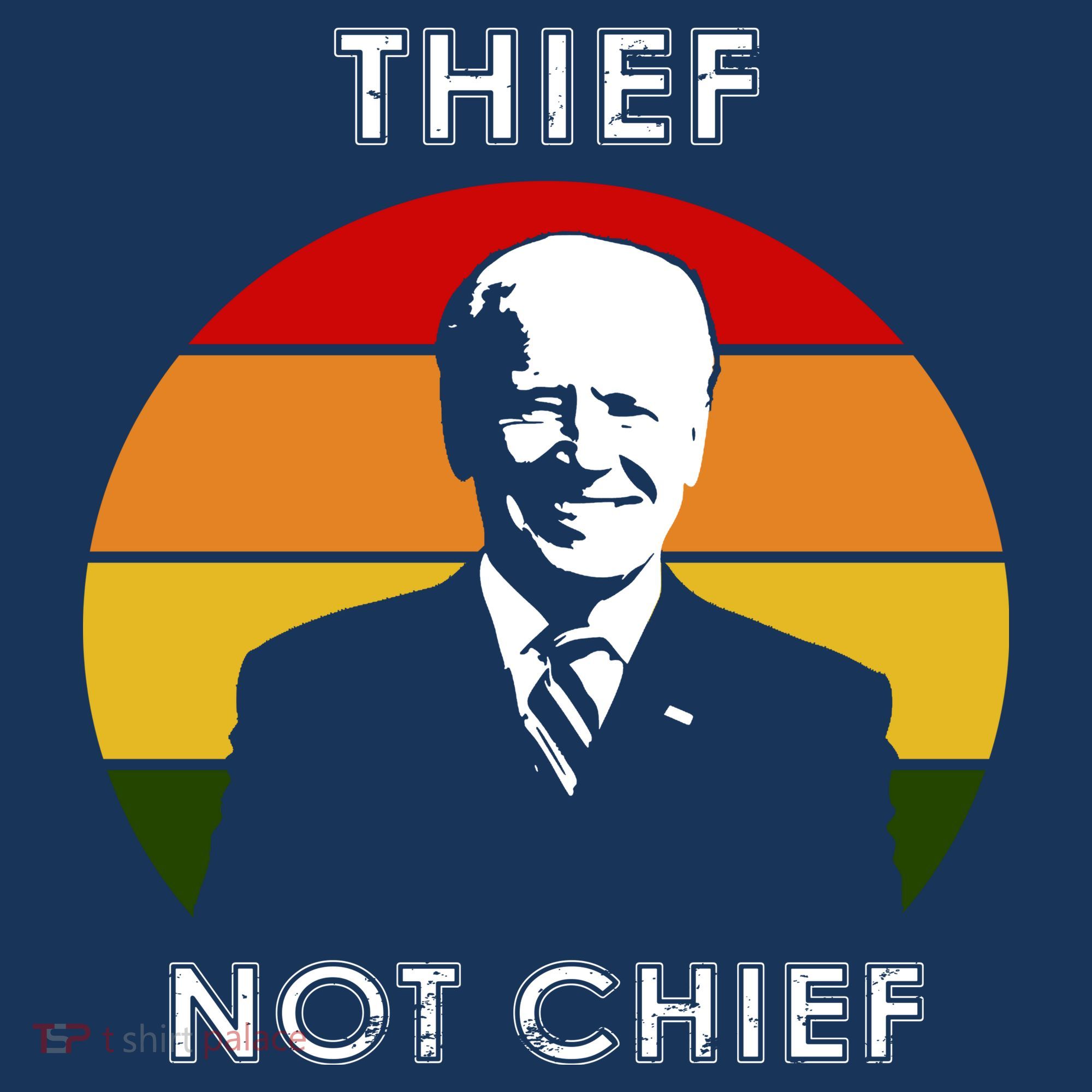 Thief Not Chief Funny Anti Joe Biden Women's Hoodie