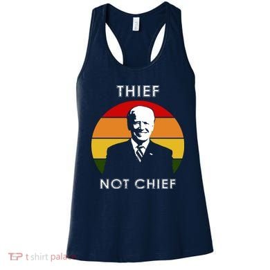 Thief Not Chief Funny Anti Joe Biden Women's Tank Top