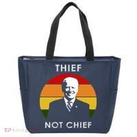 Thief Not Chief Funny Anti Joe Biden Tote Bag thumb 0