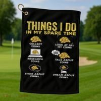 Thirn Nager Coquette 13th Birthday Girl Golf Towel thumb 1