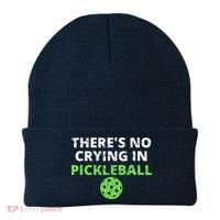 There's No Crying In Pickleball Paddles Sport Beanie thumb 0