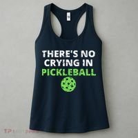 There's No Crying In Pickleball Paddles Sport Women's Tank Top thumb 3