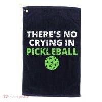 There's No Crying In Pickleball Paddles Sport Golf Towel thumb 0
