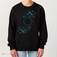 Tech Nerd Computer Geek Computer Circuit Engineer Gifts Women's Sweatshirt thumb 0