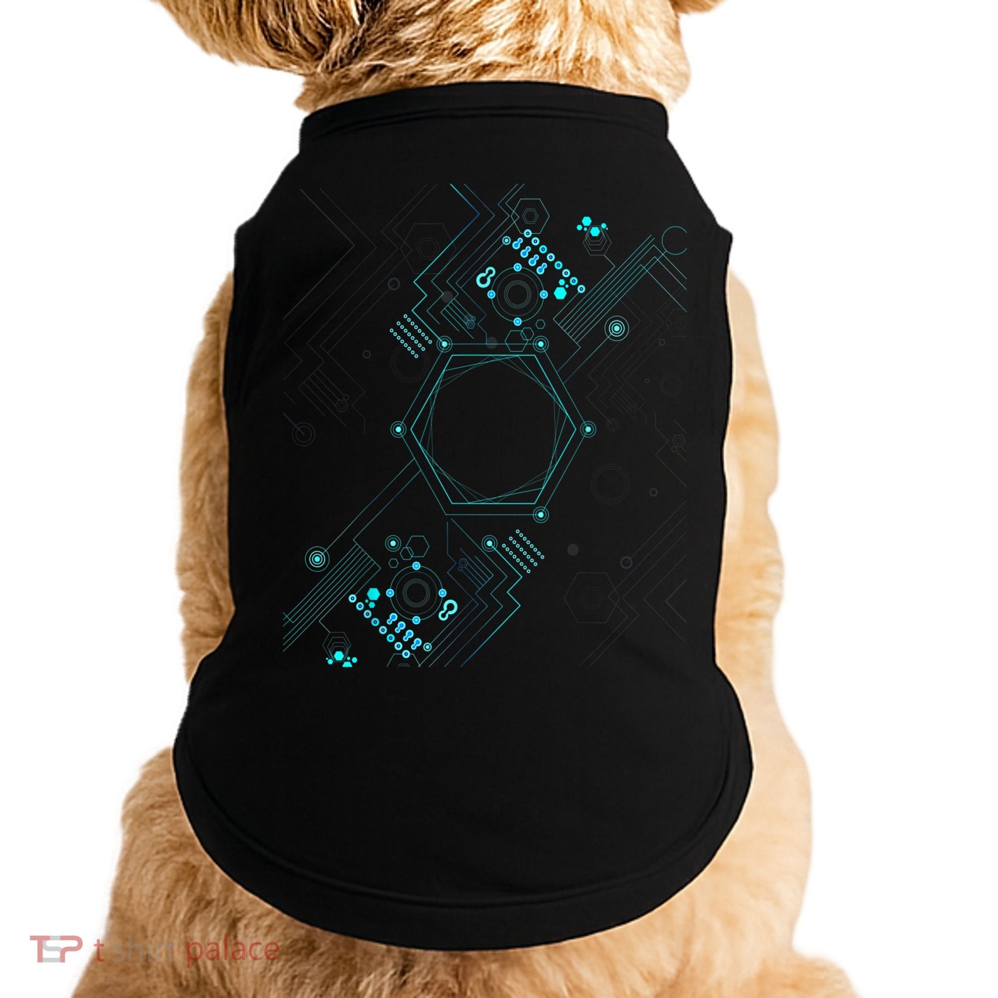 Tech Nerd Computer Geek Computer Circuit Engineer Gifts Doggie Tank