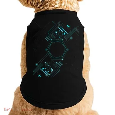 Tech Nerd Computer Geek Computer Circuit Engineer Gifts Doggie Tank