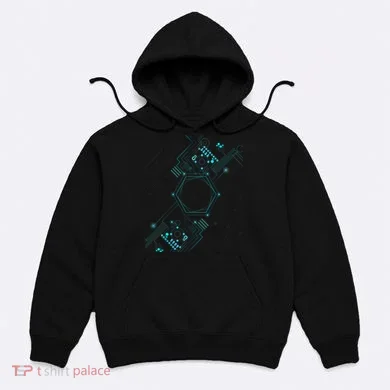 Tech Nerd Computer Geek Computer Circuit Engineer Gifts Hoodie