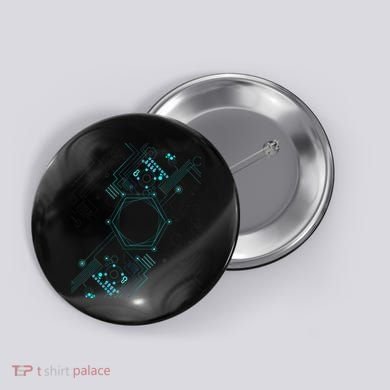 Tech Nerd Computer Geek Computer Circuit Engineer Gifts Button