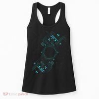 Tech Nerd Computer Geek Computer Circuit Engineer Gifts Women's Tank Top thumb 0