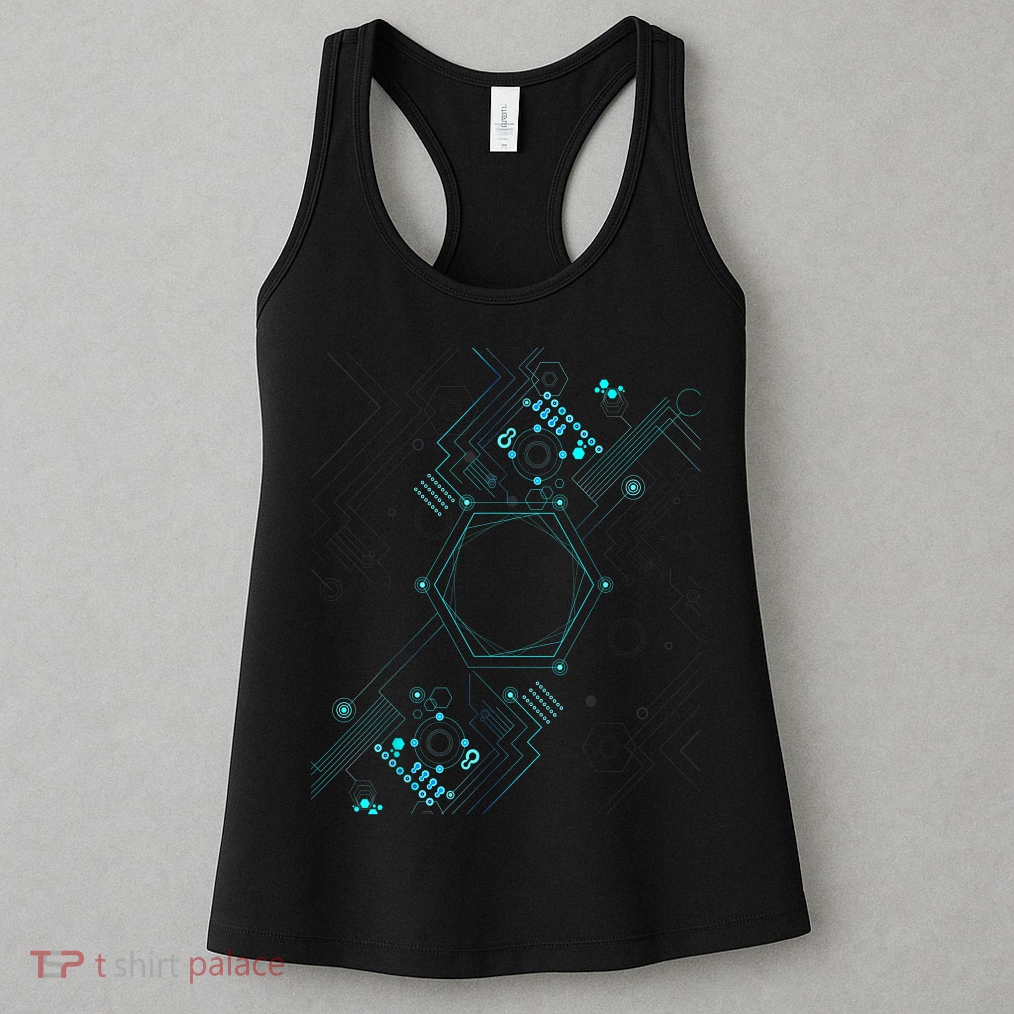 Tech Nerd Computer Geek Computer Circuit Engineer Gifts Women's Tank Top
