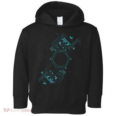 Tech Nerd Computer Geek Computer Circuit Engineer Gifts Toddler Hoodie
