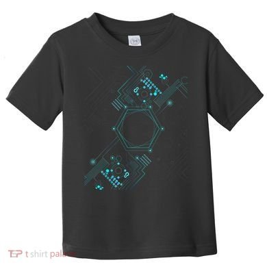 Tech Nerd Computer Geek Computer Circuit Engineer Gifts Toddler T-Shirt