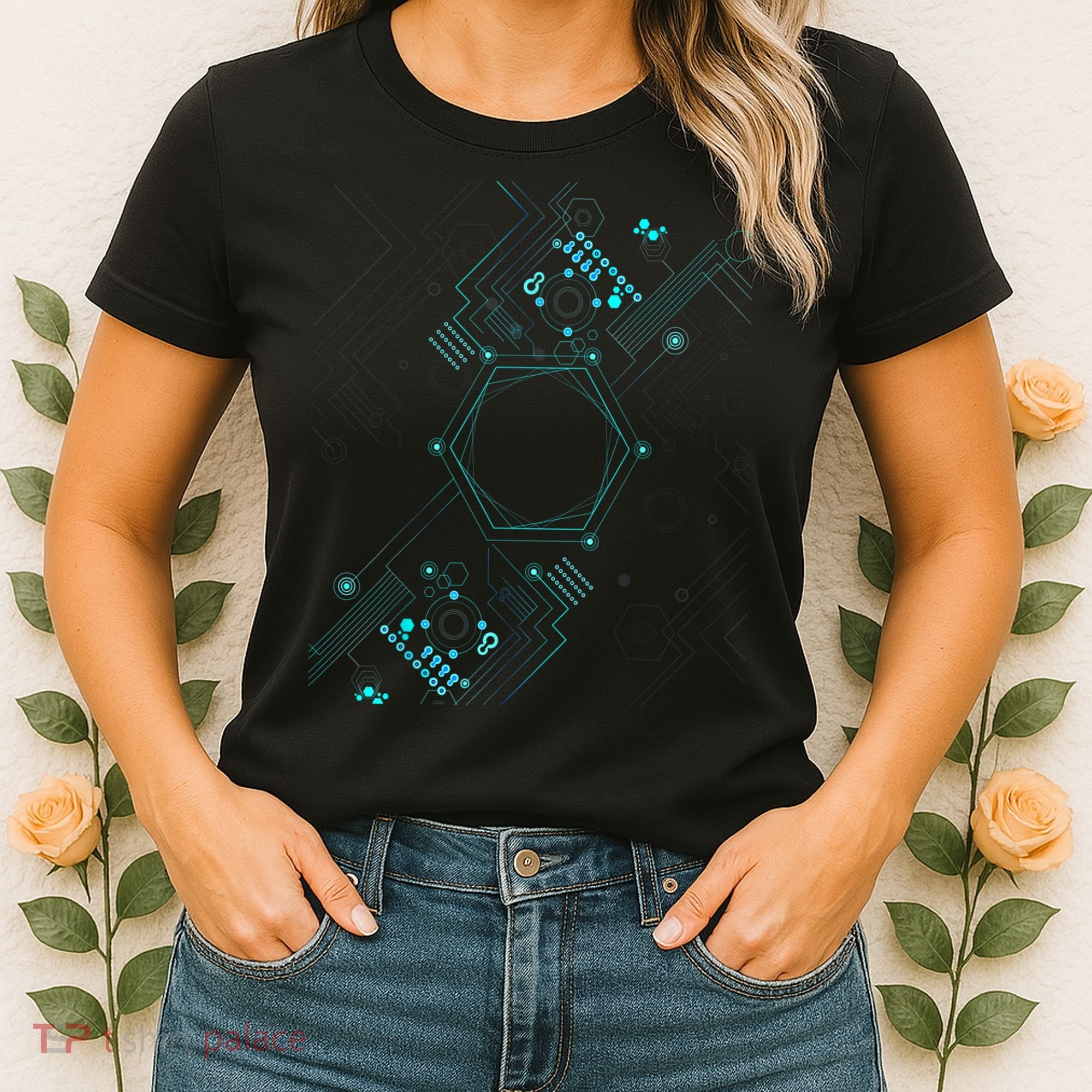 Tech Nerd Computer Geek Computer Circuit Engineer Gifts Women's T-Shirt