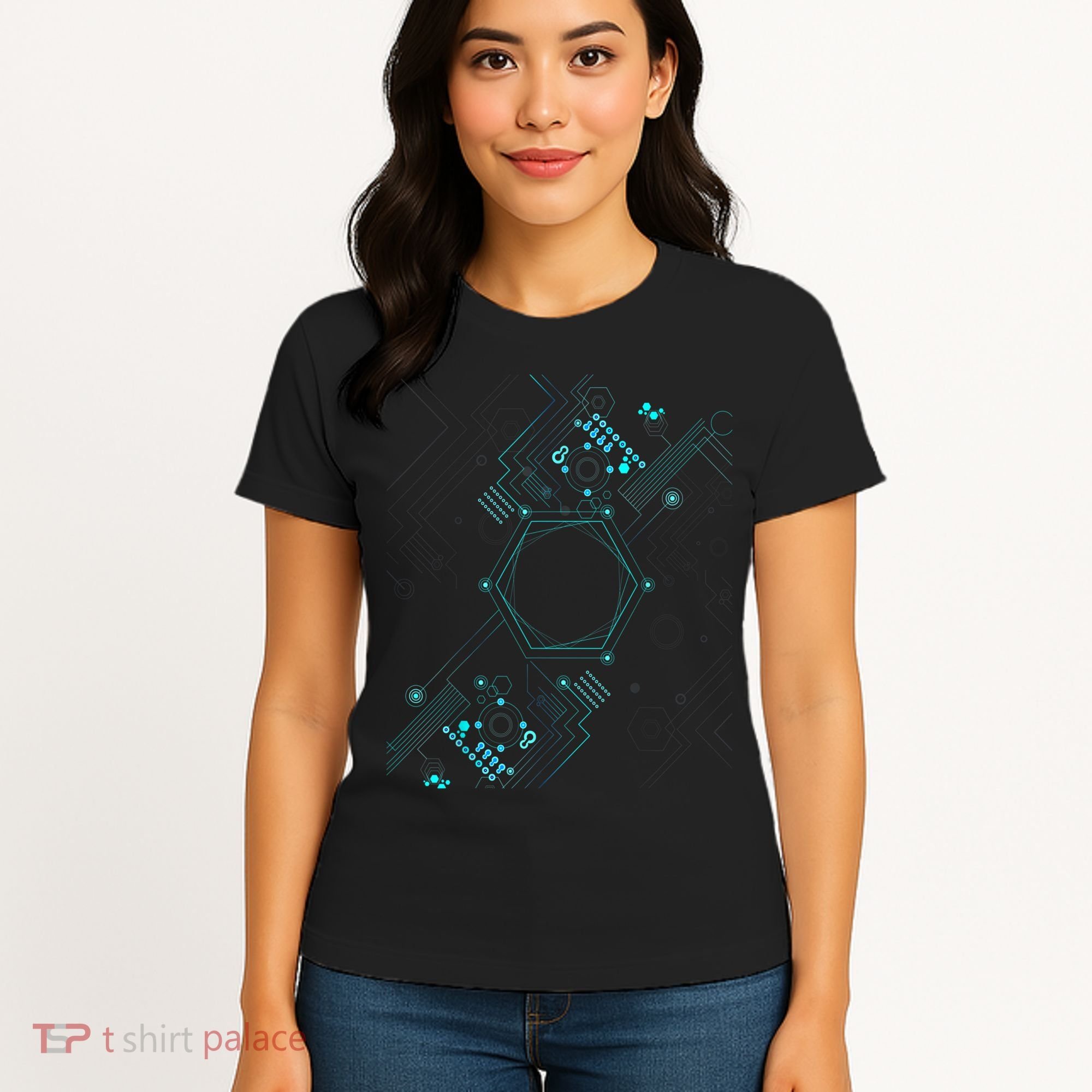 Tech Nerd Computer Geek Computer Circuit Engineer Gifts Women's T-Shirt